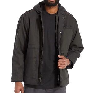 Wolverine Men's Guardian Cotton Work Jacket Onyx - W1208510 Size L
